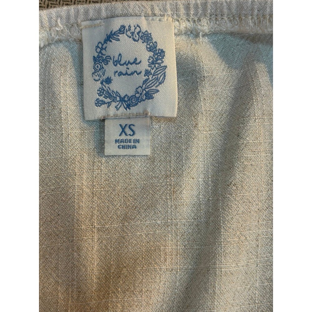 Blue Rain Ruffled Spaghetti Strap Mini Dress Size XS - Picture 5 of 5